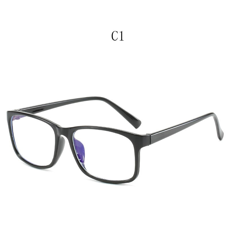 Anti Blue Light Women's Men's Eyewear Frame Square Myopia Frames Spectacles Frames Ladies Transparent Optical Eye Glasses