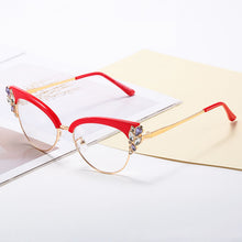 Load image into Gallery viewer, Anti Blue Spectale Eyeglasses Women Cat Eye Blue Light Blocking Glasses Men Vintage Optical Frames Ladies Eyewear