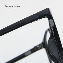 Load image into Gallery viewer, Anti-Blue-ray Large Frame Round Spectacle Frame Plain Face Spectacle Frame Ultra Light Art Flat Lens