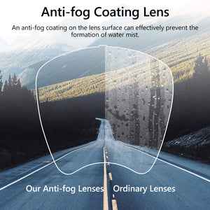 Anti-Fog Goggles Sunglasses Visor UV Protective Full Face Cover Daily Entertainment Eyewear