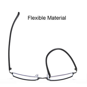 Anti-Radiation Blue Light Eyewear Metal Frame Glasses Men Style Full Rim Rectangle Spectacles Optical Eyeglasses
