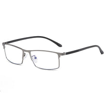 Load image into Gallery viewer, Anti-Radiation Blue Light Eyewear Metal Frame Glasses Men Style Full Rim Rectangle Spectacles Optical Eyeglasses