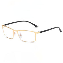 Load image into Gallery viewer, Anti-Radiation Blue Light Eyewear Metal Frame Glasses Men Style Full Rim Rectangle Spectacles Optical Eyeglasses