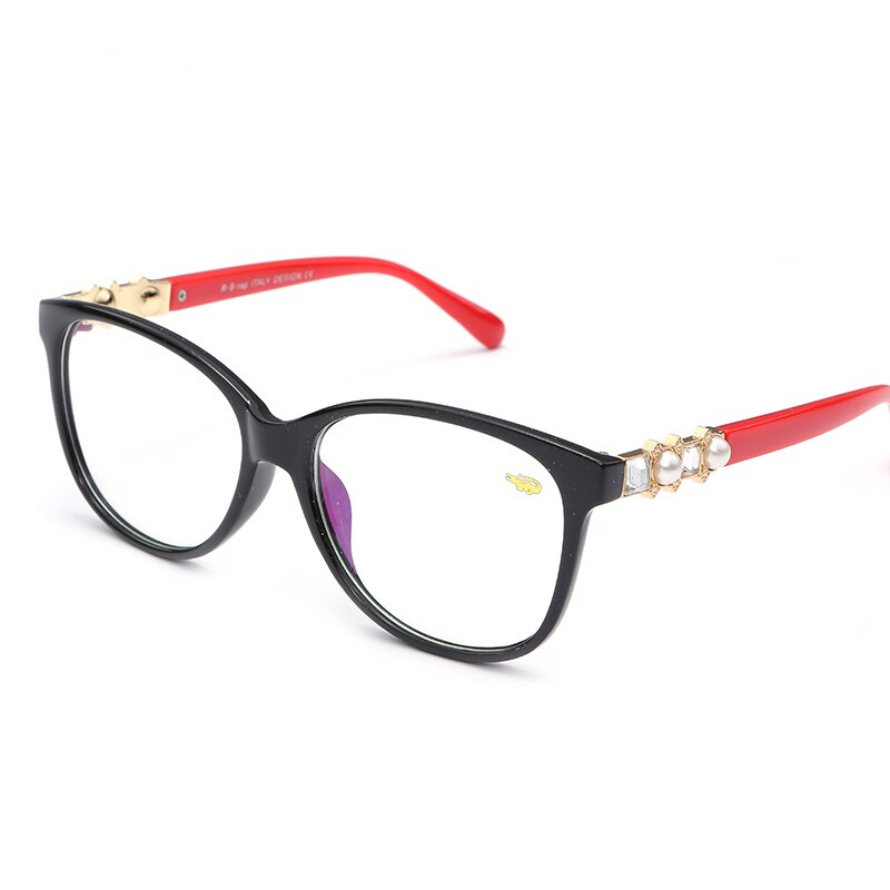 Anti-Radiation Computer Glasses Diamond Optical Frame Anti Blue Rays Men Women Butterfly Eyeglasses Frame Unisex  Glasses 2649