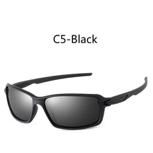 Carica l&#39;immagine nel visualizzatore di Gallery, Anti-Skidding Matte Frame Polarized Sunglasses Men UV Protection Ultra Light Driving Sunglass Reflective Male Eyewear Shades