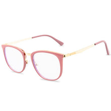 Load image into Gallery viewer, Anti-blue Glasses Womenultra Light Retro Eyeglasses Round Frame Eye Hipster Simplicity
