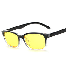 Load image into Gallery viewer, Anti-blue Light Anti-radiation Glasses Blue Film Round Glasses To Protect Eyes Square Frame No Degree Flat Mirror