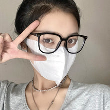 Load image into Gallery viewer, Anti-blue Light Anti-radiation Glasses Blue Film Round Glasses To Protect Eyes Square Frame No Degree Flat Mirror