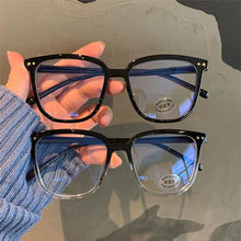 Load image into Gallery viewer, Anti-blue Light Anti-radiation Glasses Blue Film Round Glasses To Protect Eyes Square Frame No Degree Flat Mirror