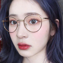 Load image into Gallery viewer, Anti-blue Light Eyeglasses Metal Frame Round Women Vintage Optics Glasses Men Myopia Computer Eye Glasses 2023