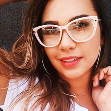 Load image into Gallery viewer, Anti-blue Light Cat Eye Glasses Frames Women Optical Eyewear Computer EyeGlasses 45366