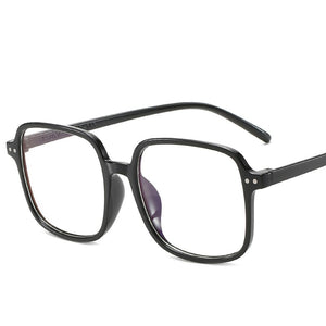Anti-blue Light Glasses Square Glasses Frame  Myopia Glasses Designer Optical Frames  Clear Lens Glasses   Accessories