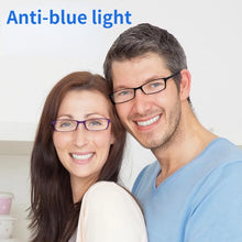 Load image into Gallery viewer, Anti-blue Light High-end Reading Glasses Portable Ultra-light Metal Reading Glasses for Men and Women +100 To +400