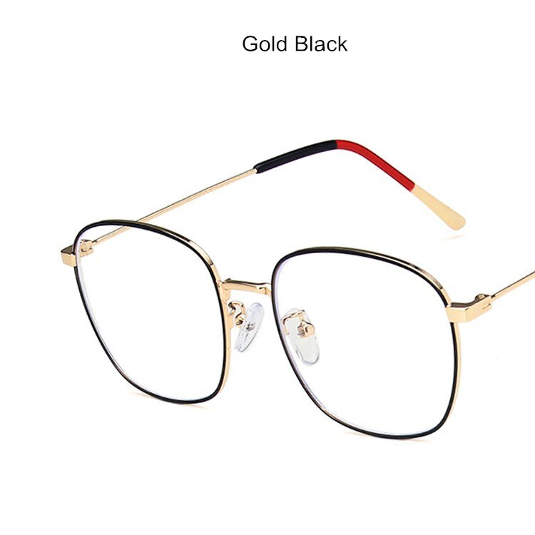 Anti-blue Light Men Computer Eyeglasses Square Metal Glasses Frame Classic Women Myopia Optics Eye Glasses 2023