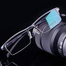 Load image into Gallery viewer, Anti-blue Light Myopia Glasses Optical Men&#39;s Student Finished Myopia Glasses Prescription Glasses Frame Half-frame -1.0 -4.0