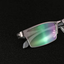 Load image into Gallery viewer, Anti-blue Light Myopia Glasses Optical Men&#39;s Student Finished Myopia Glasses Prescription Glasses Frame Half-frame -1.0 -4.0