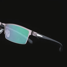 Load image into Gallery viewer, Anti-blue Light Myopia Glasses Optical Men&#39;s Student Finished Myopia Glasses Prescription Glasses Frame Half-frame -1.0 -4.0