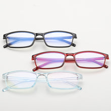 Load image into Gallery viewer, Anti-blue Light Square Glasses Computer Glasses Anti-radiation Anti-blue Light Computer Small Frame Glasses Flat Glasses Frame
