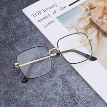 Load image into Gallery viewer, Anti-blue Myopia Glasses Square Oversized Glasses Diamonds Frame Nearsighted Eyeglass Frame Spectacles Vision Care Eyeglasses