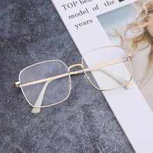 Load image into Gallery viewer, Anti-blue Myopia Glasses Square Oversized Glasses Diamonds Frame Nearsighted Eyeglass Frame Spectacles Vision Care Eyeglasses