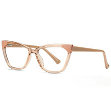 Load image into Gallery viewer, Anti-blue Optical Frames Women Glasses Clear Cat Eye Transparent Lens TR90 Myopia Frame Prescription Eyewear Computer Glasses