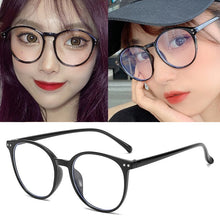 Load image into Gallery viewer, Anti-blue Protection Glasses Round Optical Prescription Computer Glasses Frame Women Anti Blue Transparent Decorative Glasses