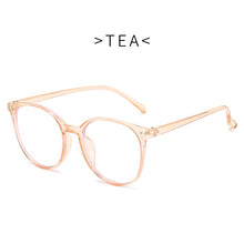 Load image into Gallery viewer, Anti-blue Protection Glasses Round Optical Prescription Computer Glasses Frame Women Anti Blue Transparent Decorative Glasses