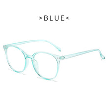 Load image into Gallery viewer, Anti-blue Protection Glasses Round Optical Prescription Computer Glasses Frame Women Anti Blue Transparent Decorative Glasses