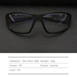 Anti-blue Protection Glasses Square Optical Prescription Myopia Computer Glasses Frame Women Men Anti Blue Sport Glasses Goggle