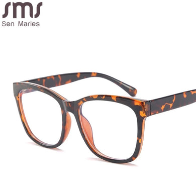 Anti-blue Square Optical Frames Women Men Eyeglasses Myopia Glasses Frames TR90 Retro Clear Prescription Frame Lady
