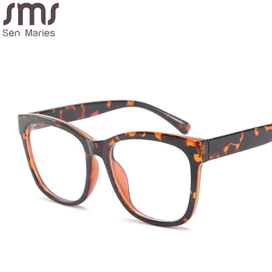 Anti-blue Square Optical Frames Women Men Eyeglasses Myopia Glasses Frames TR90 Retro Clear Prescription Frame Lady