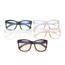 Carica l&#39;immagine nel visualizzatore di Gallery, Anti-blue Square Optical Frames Women Men Eyeglasses Myopia Glasses Frames TR90 Retro Clear Prescription Frame Lady
