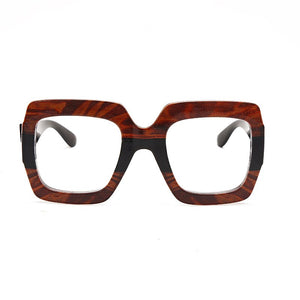 Anti-blue Square Optical Glasses Eyeglasses Women Oversized Glasses Frames Retro Clear Myopia Prescription Frame UV400