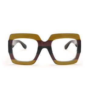 Anti-blue Square Optical Glasses Eyeglasses Women Oversized Glasses Frames Retro Clear Myopia Prescription Frame UV400