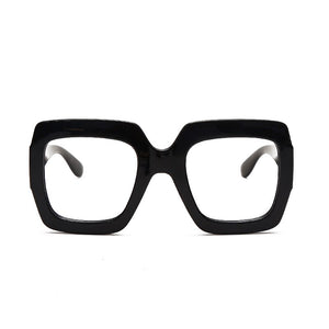Anti-blue Square Optical Glasses Eyeglasses Women Oversized Glasses Frames Retro Clear Myopia Prescription Frame UV400