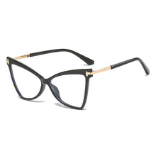 Carica l&#39;immagine nel visualizzatore di Gallery, Anti-blue Women Cat Eye Glasses Men Triangle Optical Frames Ladies Eyewear Prescription Spectacle Eyeglass Unisex TR90