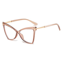 Carica l&#39;immagine nel visualizzatore di Gallery, Anti-blue Women Cat Eye Glasses Men Triangle Optical Frames Ladies Eyewear Prescription Spectacle Eyeglass Unisex TR90