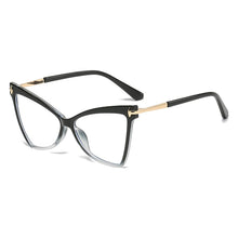 Carica l&#39;immagine nel visualizzatore di Gallery, Anti-blue Women Cat Eye Glasses Men Triangle Optical Frames Ladies Eyewear Prescription Spectacle Eyeglass Unisex TR90