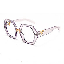 Load image into Gallery viewer, Anti-blue Women Glasses Frames Optical Clear Transparent Lens Myopia Metal Frame Prescription Eyewear Computer Glasses