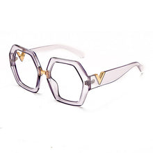 Load image into Gallery viewer, Anti-blue Women Glasses Frames Optical Clear Transparent Lens Myopia  Metal Frame Prescription Eyewear Computer Glasses
