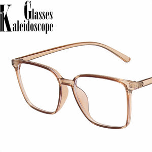 Anti-blue light Square Glasses Frame Women Men Simple Transparent Optical Eyeglasses Blue-Blocking Compute Spectacles Frames
