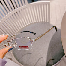 Load image into Gallery viewer, Anti-blue light metal elegant middle-aged high-end exquisite reading glasses aspherical high-definition resin old glasses