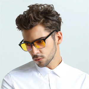 Anti-radiation Men and Women Anti-blue Light Non-prescription Anti-fatigue Computer Mobile Phone Eye Protection Flat Glasses