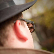 Load image into Gallery viewer, Anti-tracking Glasses Unisex Black Square Spy Rear View Sunglasses Selfprotection Safey Eyewear Mirror Side Ends View Behind You