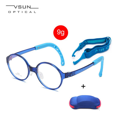 Antiskid Children Optical Frames Soft Flexible Spectacles Light Glasses Boys Girls Eyewears Myopia  Anti Slip Vision Eyeglasses