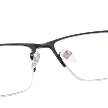 Load image into Gallery viewer, AooKoNi Business Half-rim Optical Glasses Frames Memory Myopia Pure Titanium Super Light Flexible Frame Prescription Glasses