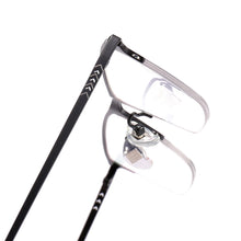 Load image into Gallery viewer, AooKoNi Business Half-rim Optical Glasses Frames Memory Myopia Pure Titanium Super Light Flexible Frame Prescription Glasses