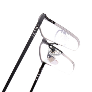 AooKoNi Business Half-rim Optical Glasses Frames Memory Myopia Pure Titanium Super Light Flexible Frame Prescription Glasses