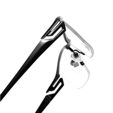 Load image into Gallery viewer, AooKoNi Men&#39;s Business Pure Alloy Titanium Myopia Optical Glasses Half-Frame Exquisite Optica Prescription Flexible Frame
