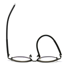 Carica l&#39;immagine nel visualizzatore di Gallery, AooKoNi Titanium Glasses Frame Women Round Prescription Blue Light Block Eyeglasses Men Antiskid Optical Eyewear Elastic Temples